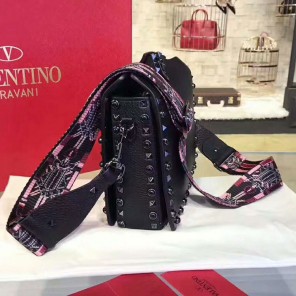 2018 Valentino GUITAR ROCKSTUD ROLLING HOBO BAG