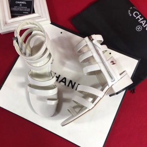 2018 chanle women boots in Calfskin Heel Height 3.5cm