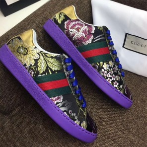 2018 gucci Sneakers shoes in Calfskin inside Lambskin