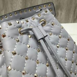 2018 valentino Rockstud Spike Bucket Bag