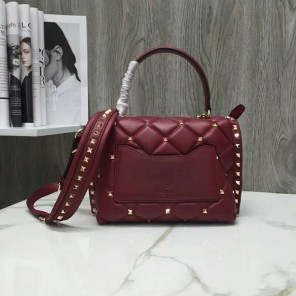2019 VALENTINO CANDYSTUD TOP HANDLE BAG