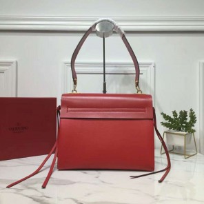 2019 VALENTINO MEDIUM VRING SMOOTH CALFSKIN SHOULDER BAG