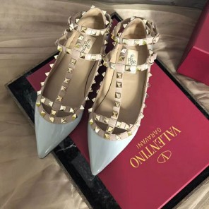 2019 Valentino women Flat shoes with rivet