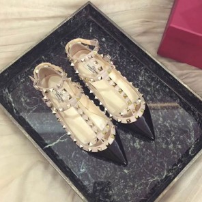 2019 Valentino women Flat shoes with rivet
