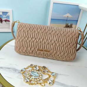 2020 LEATHER MIU MIU ICONIC CRYSTAL BAG