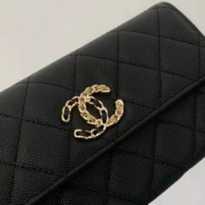 2021 Chanel 19 long flap wallet