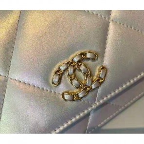 2021 Chanel 19 wallet on chain