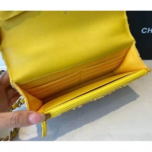 2021 Chanel 19 wallet on chain