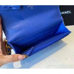 2021 Chanel 19 wallet on chain