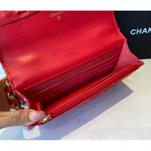 2021 Chanel 19 wallet on chain