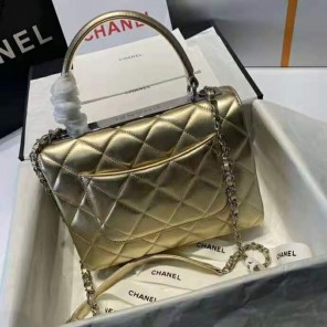 2021 Chanel Small Flap Bag with Top Handle