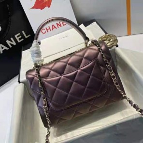 2021 Chanel Small Flap Bag with Top Handle