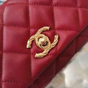 2021 Chanel flap bag with top handle