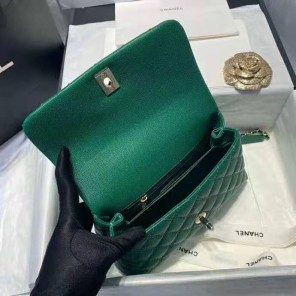 2021 Chanel flap bag with top handle