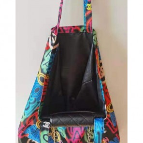 2021 Chanel foldable tote bag with chain