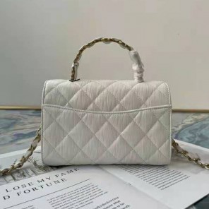 2021 Chanel mini flap bag with top handle