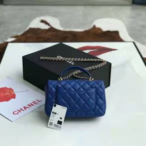 2021 Chanel mini flap bag with top handle