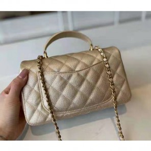 2021 Chanel mini flap bag with top handle