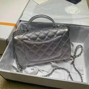 2021 Chanel mini flap bag with top handle
