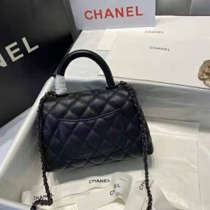 2021 Chanel mini flap bag with top handle