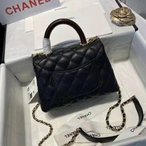 2021 Chanel mini flap bag with top handle
