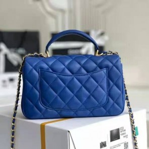 2021 Chanel mini flap bag with top handle