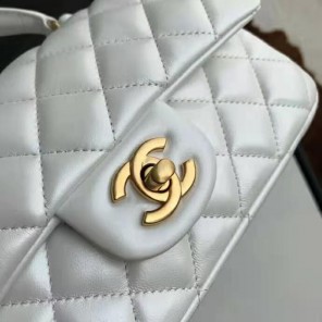 2021 Chanel mini flap bag with top handle