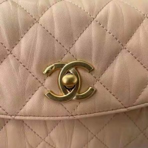 2021 Chanel mini flap bag with top handle