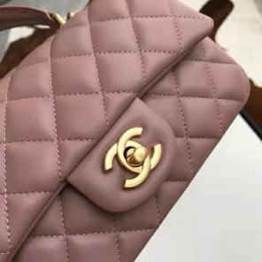 2021 Chanel mini flap bag with top handle