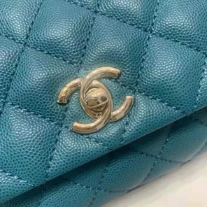 2021 Chanel mini flap bag with top handle