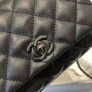 2021 Chanel mini flap bag with top handle