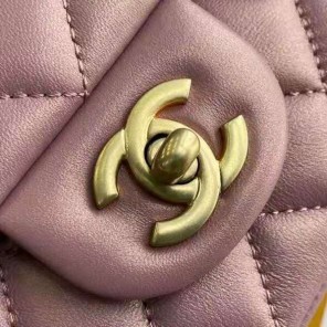 2021 Chanel mini flap bag with top handle