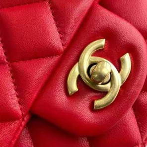 2021 Chanel mini flap bag with top handle