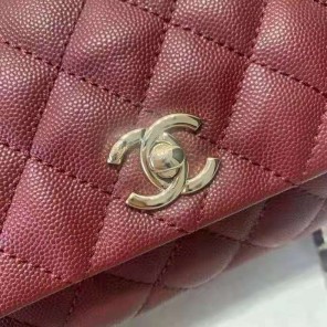 2021 Chanel mini flap bag with top handle