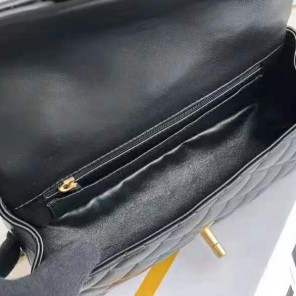 2021 Chanel mini flap bag with top handle