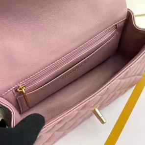 2021 Chanel mini flap bag with top handle