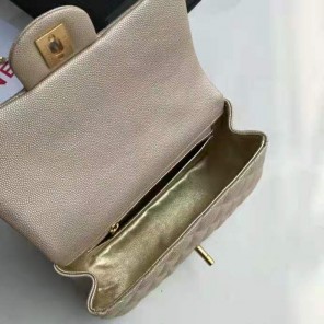 2021 Chanel mini flap bag with top handle