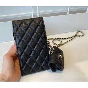 2021 Chanel phone and airpods case with chain