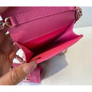 2021 Chanel phone and airpods case with chain