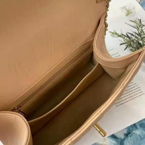 2021 Chanel small flap bag with top handle