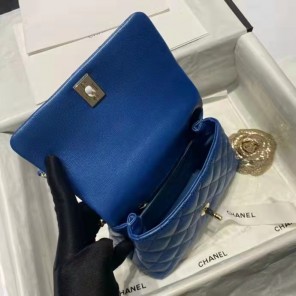 2021 Chanel small flap bag with top handle