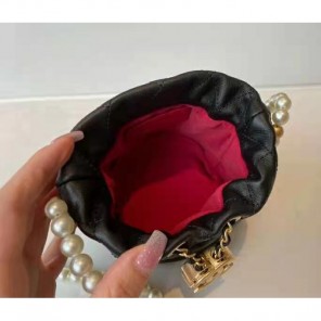 2021 chanel mini drawstring bag