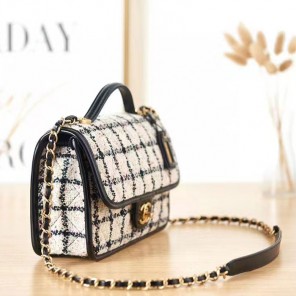 2022 Chanel SMALL FLAP BAG WITH TOP HANDLE
