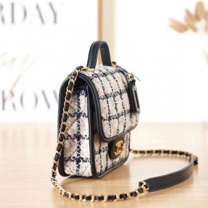 2022 Chanel SMALL FLAP BAG WITH TOP HANDLE