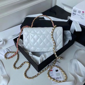 2023 Chanel MINI FLAP BAG WITH TOP HANDLE