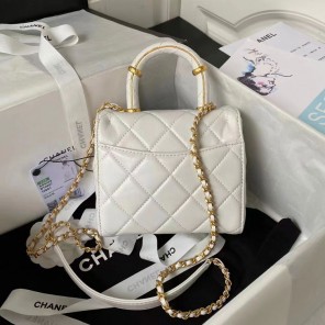 2023 Chanel MINI FLAP BAG WITH TOP HANDLE
