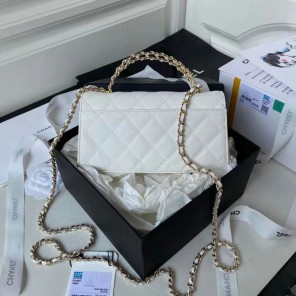 2023 Chanel MINI FLAP BAG WITH TOP HANDLE