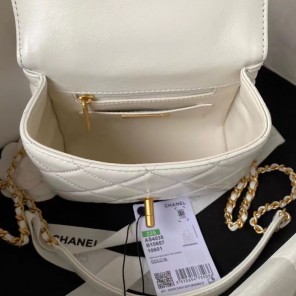 2023 Chanel MINI FLAP BAG WITH TOP HANDLE