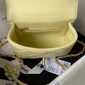 2023 Chanel MINI FLAP BAG WITH TOP HANDLE