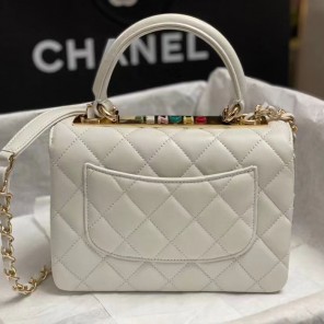 2024 CHANEL FLAP BAG WITH TOP HANDLE